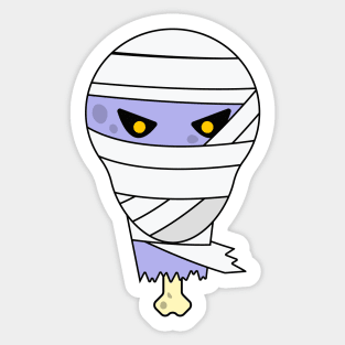 Egyptian evil mummy in bandages Sticker